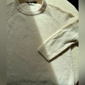 Jenni Kayne Cashmere Fisherman Sweater Size L